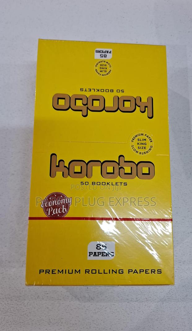 Korobo White Pure Hemp King Size Rolling Papers - thumbnail 2