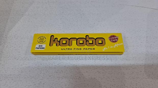 Korobo White Pure Hemp King Size Rolling Papers - thumbnail 3