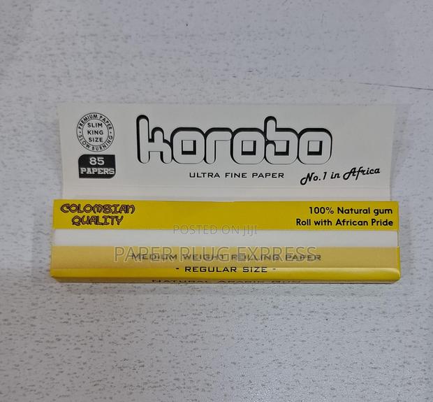 Korobo White Pure Hemp King Size Rolling Papers - thumbnail 4