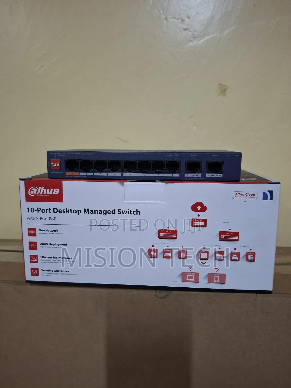 8 Port Poe Switch Dahua**
