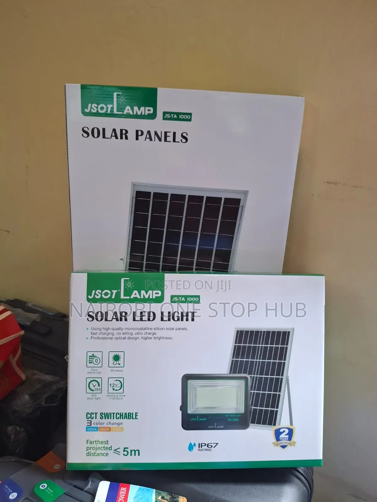 Js 1000watts Solar Floodlight