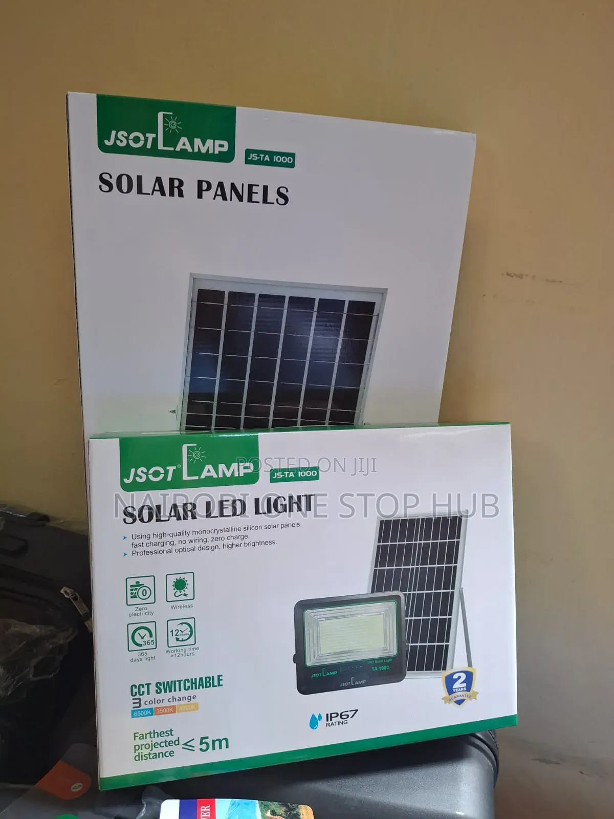 Js 1000watts Solar Floodlight