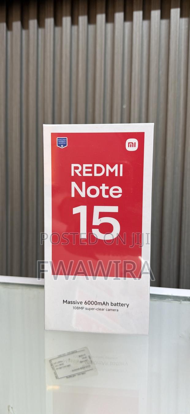 New Xiaomi Redmi Note 15 128 GB Black