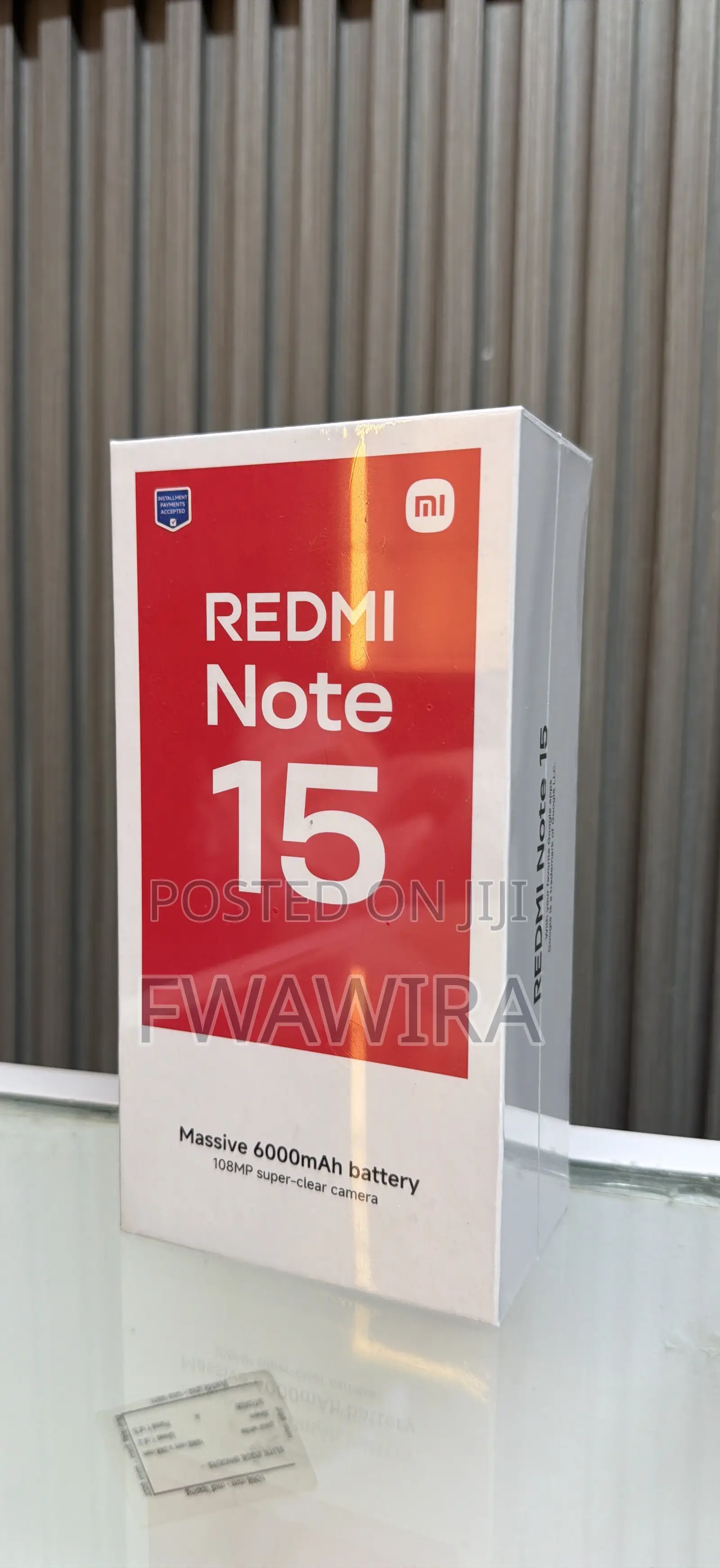 New Xiaomi Redmi Note 15 128 GB Black