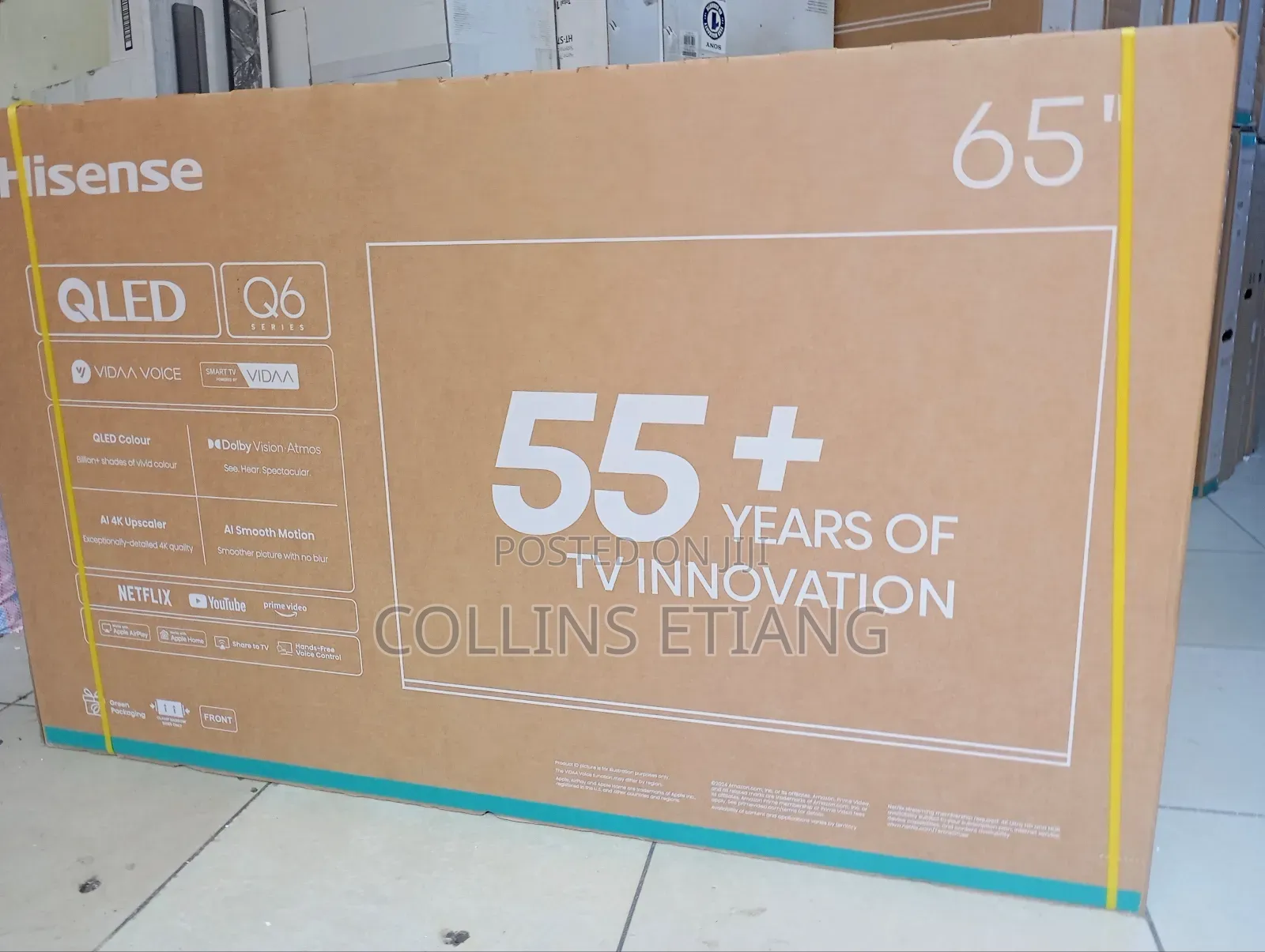 Hisense 65 Inch Qled Smart Tv 65q6q