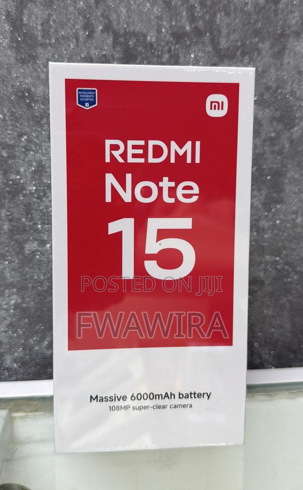 New Xiaomi Redmi Note 15 256 GB Black