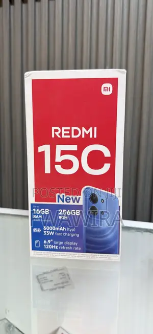 New Xiaomi Redmi 15C 4G 256 GB Black