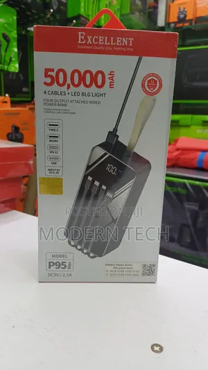 Excellent 3x 30000mah Universal Power Bank