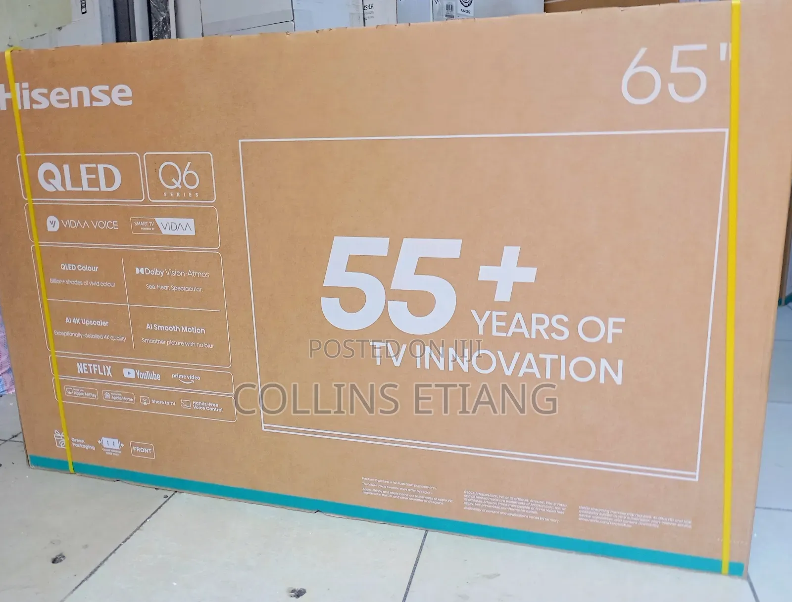 Hisense 65 Inch Qled Smart Tv 65q6q