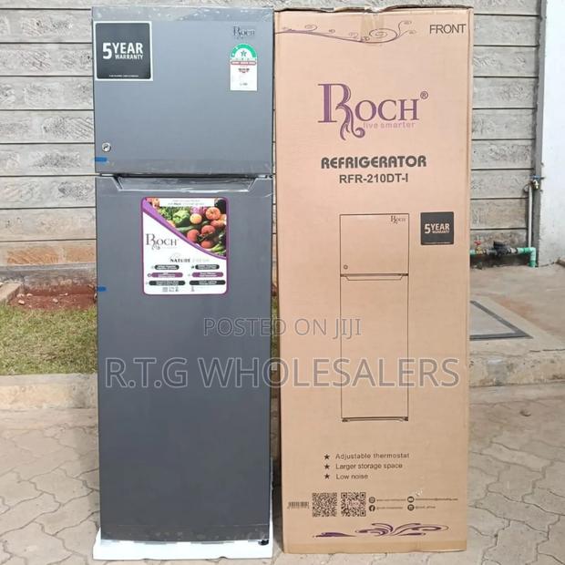 Roch 168l 2 Door Refrigerator Top Freezer