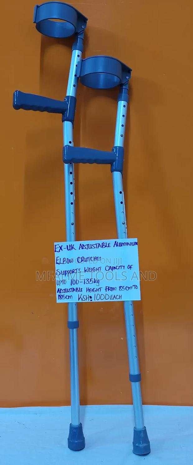 Adjustable Aluminium Elbow Crutches - main view