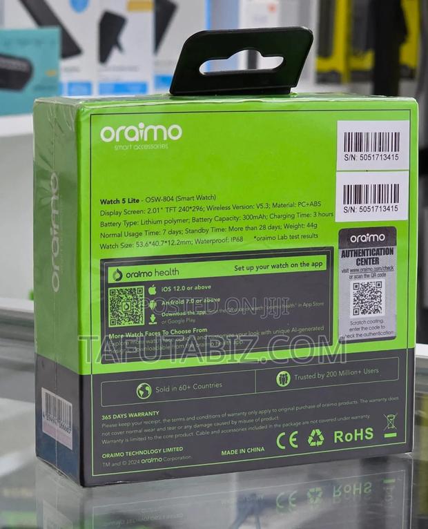 Oraimo Smart Watches 5 Lite Osw -804 - thumbnail 4