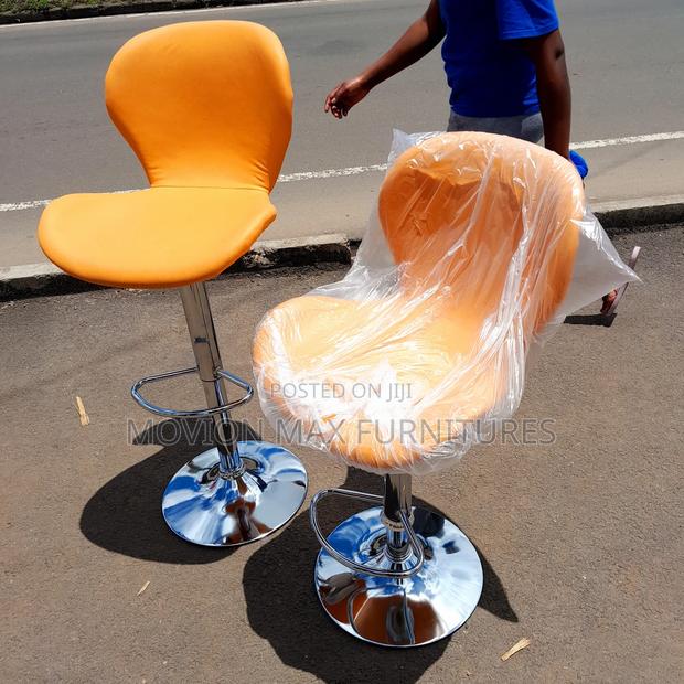 Orange New Counter Stools - main view