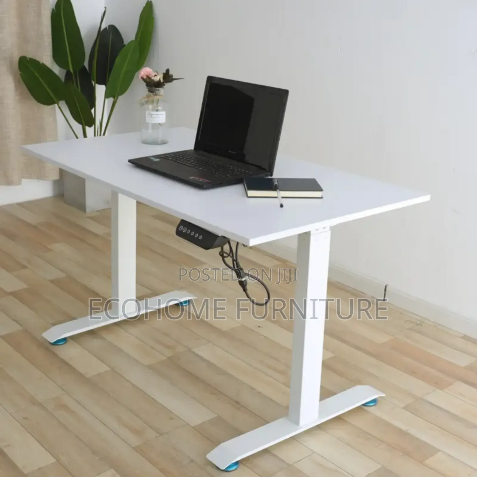 1.4m Home Study Desk Adjustable Electric Desk White