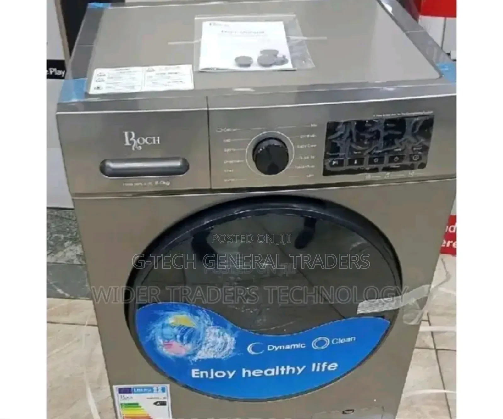 Roch 12kg Wash and Spin Front Loader Fully Automatic Washing Machine