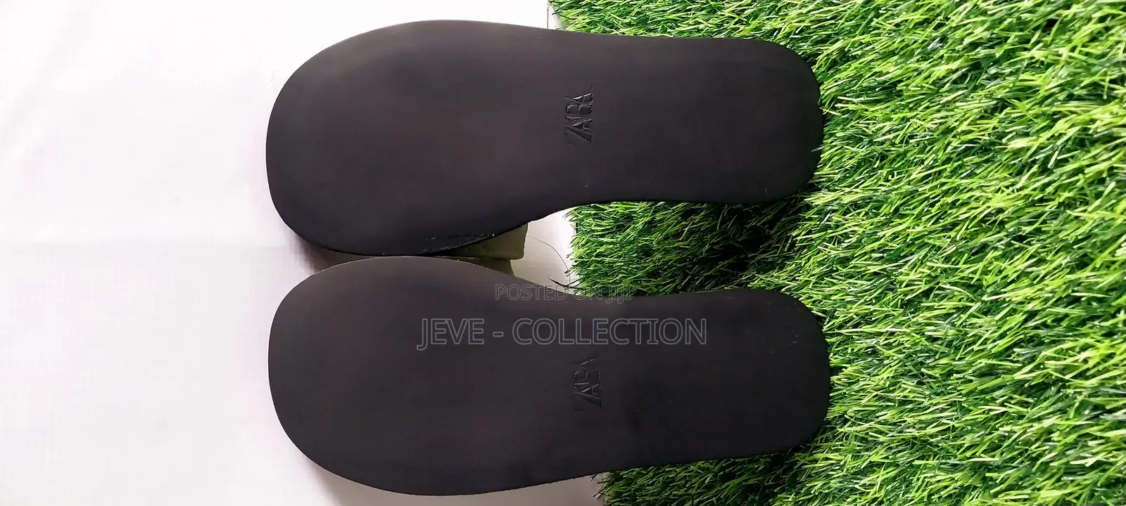 Black and White Original Zara Sandals