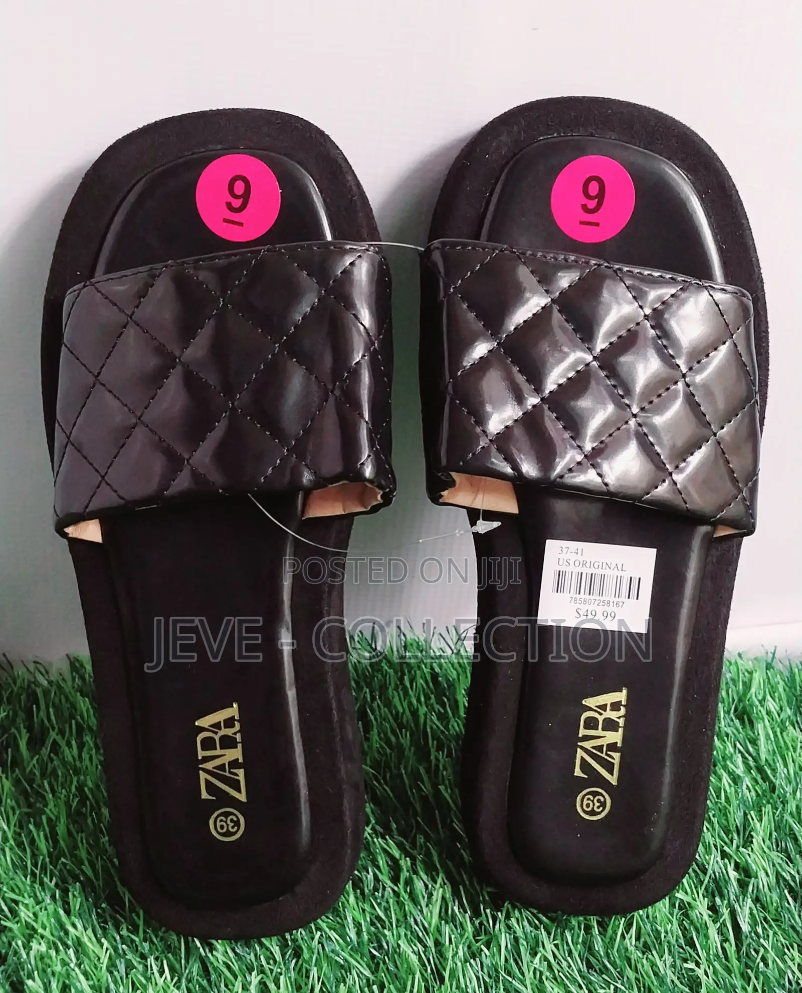 Black and White Original Zara Sandals