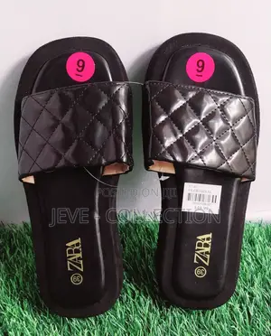 Black and White Original Zara Sandals