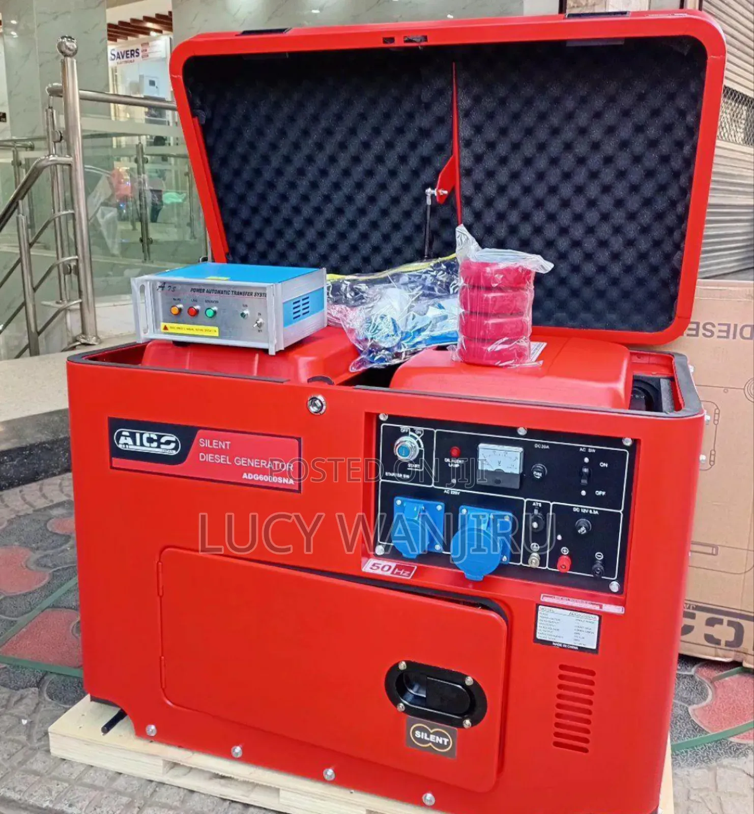 10kva Diesel Generator Single Phase With Ats Diesel Silent Generator