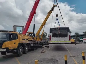 Trailer Errands With Cranes Are Readily Available for Logistics