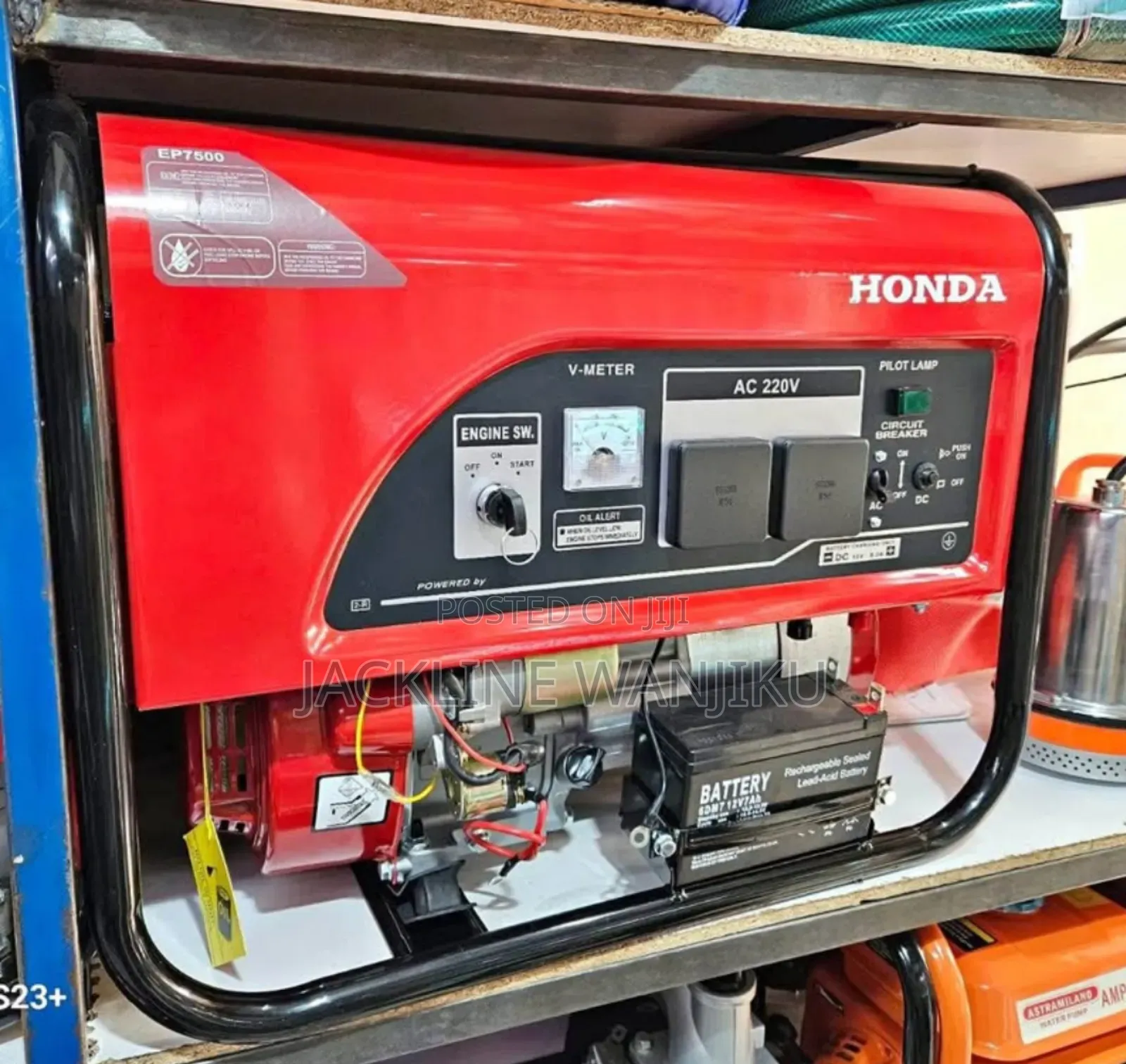 Honda Generator Machine/Gasoline Honda Generator Machine 6.5kva