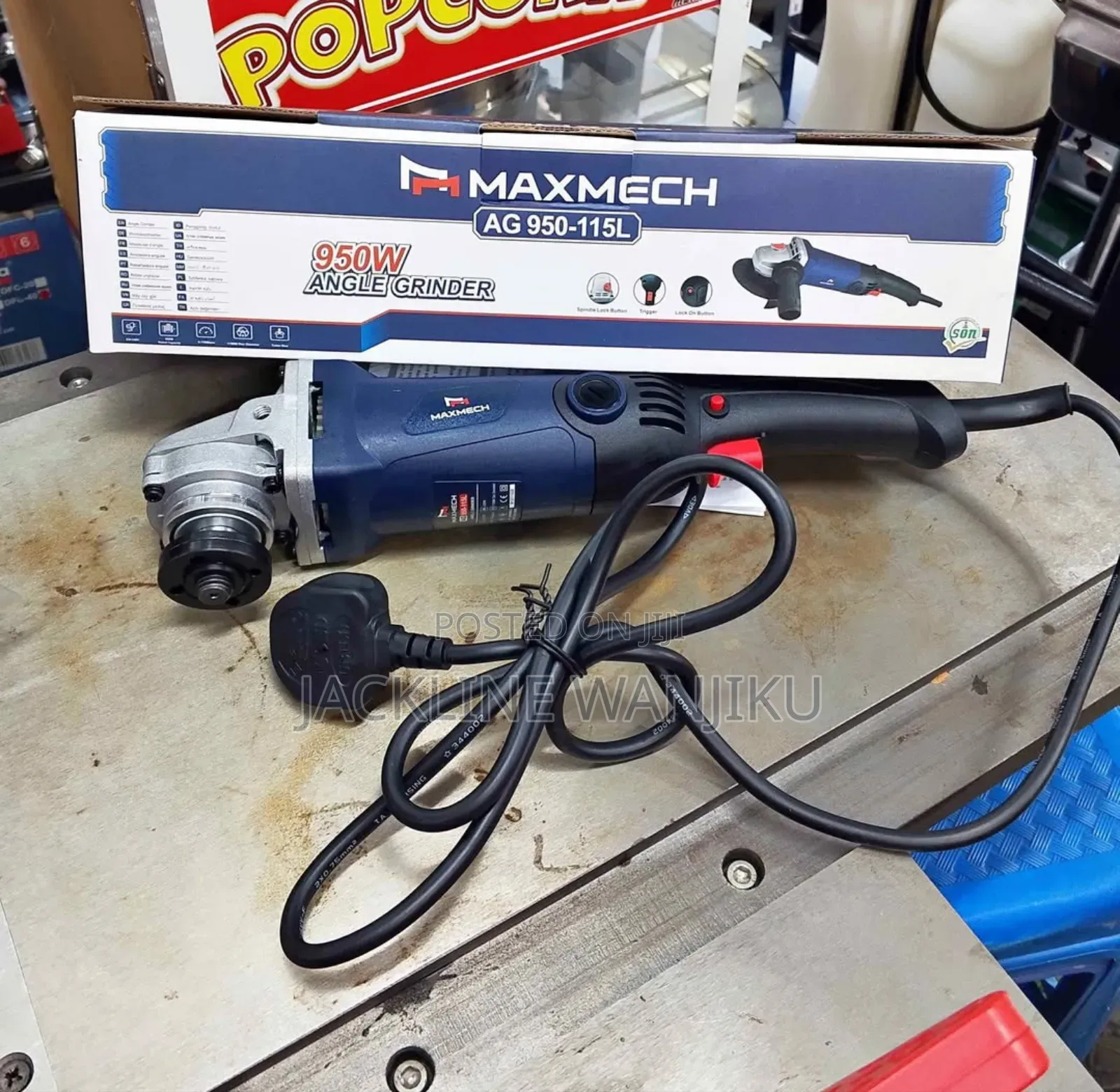 Electric Maxmech Angle Grinder 4inches 950w
