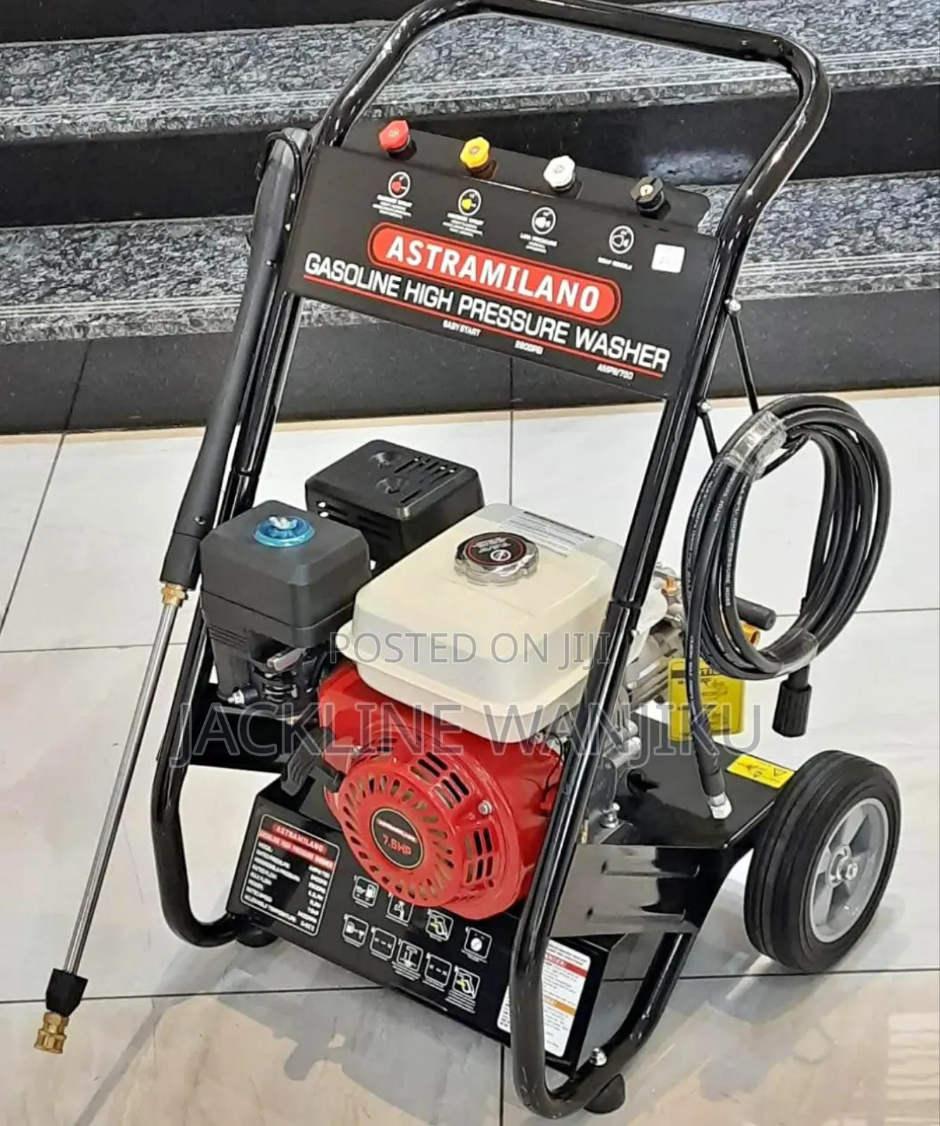 New Astramilano Gasoline Pressure Washer/ Carwash Machine Petrol Powed