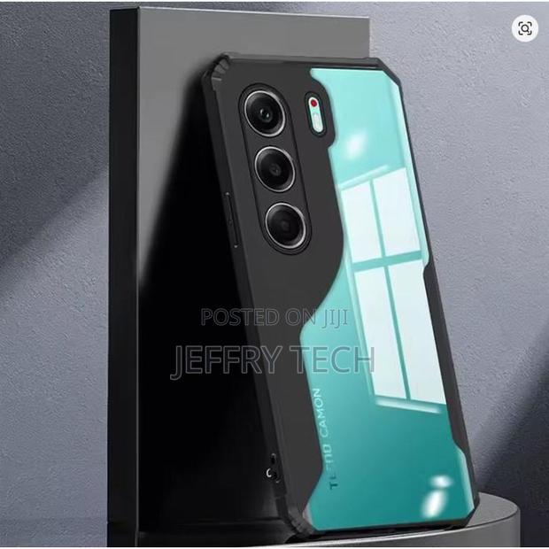 Tecno Camon 40 Pro Transparent, Clear and Colorless With Black Edges - thumbnail 2