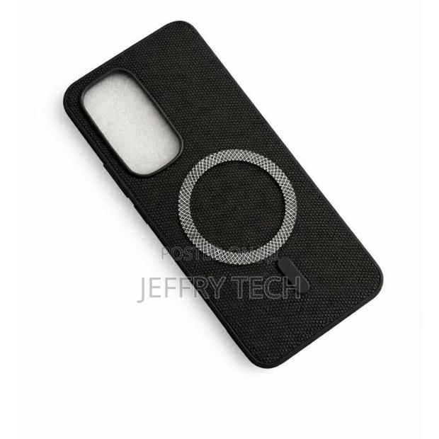 Tecno Spark 40 Pro Plus (+) Unique and Black Leather Magsafe Phone Cas