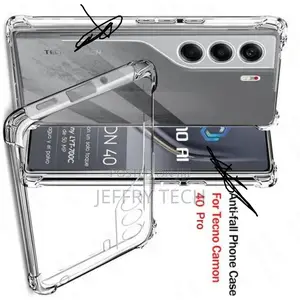 Tecno Camon 40 Pro Back Cover Transparent Clear and Colorless With Uni
