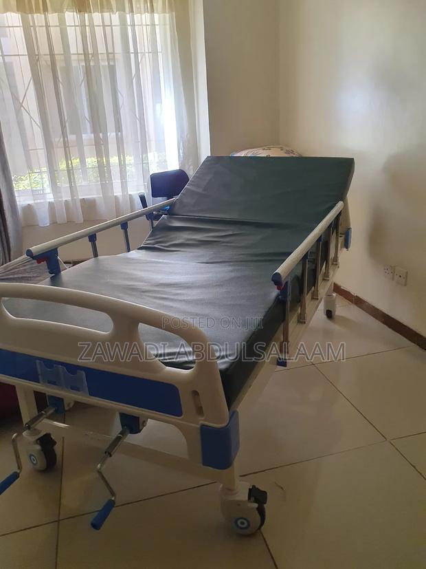 Brand New 2-Crank Hospital Bed With Mattress - thumbnail 2