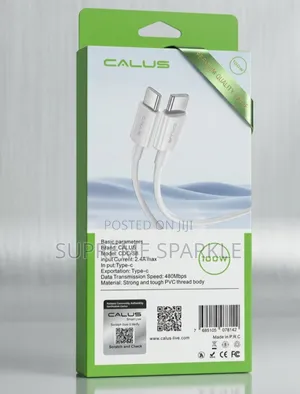 Calus CDC-S8 Is a 1-Meter, 100w Usb-C to Usb-C Charging Cable.