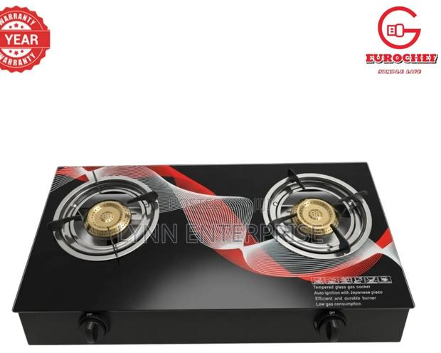 Eurochef 2 Burner Glass Top Cooker