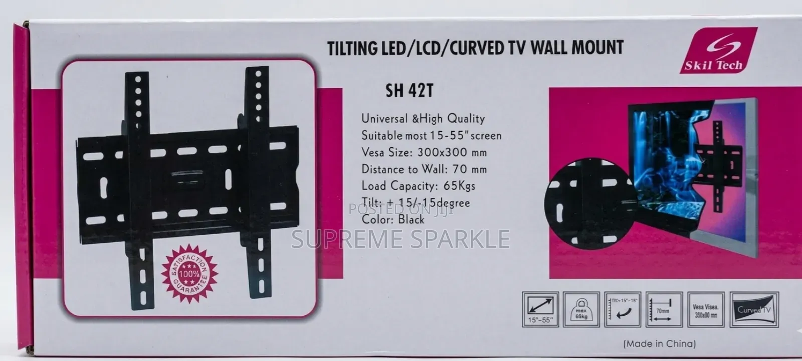 Skill Tech Sh 42t Tilting Tv Bracket 15" to 55"