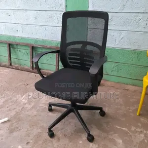 Mid-Back Mesh Office Chair With Chrome Base
