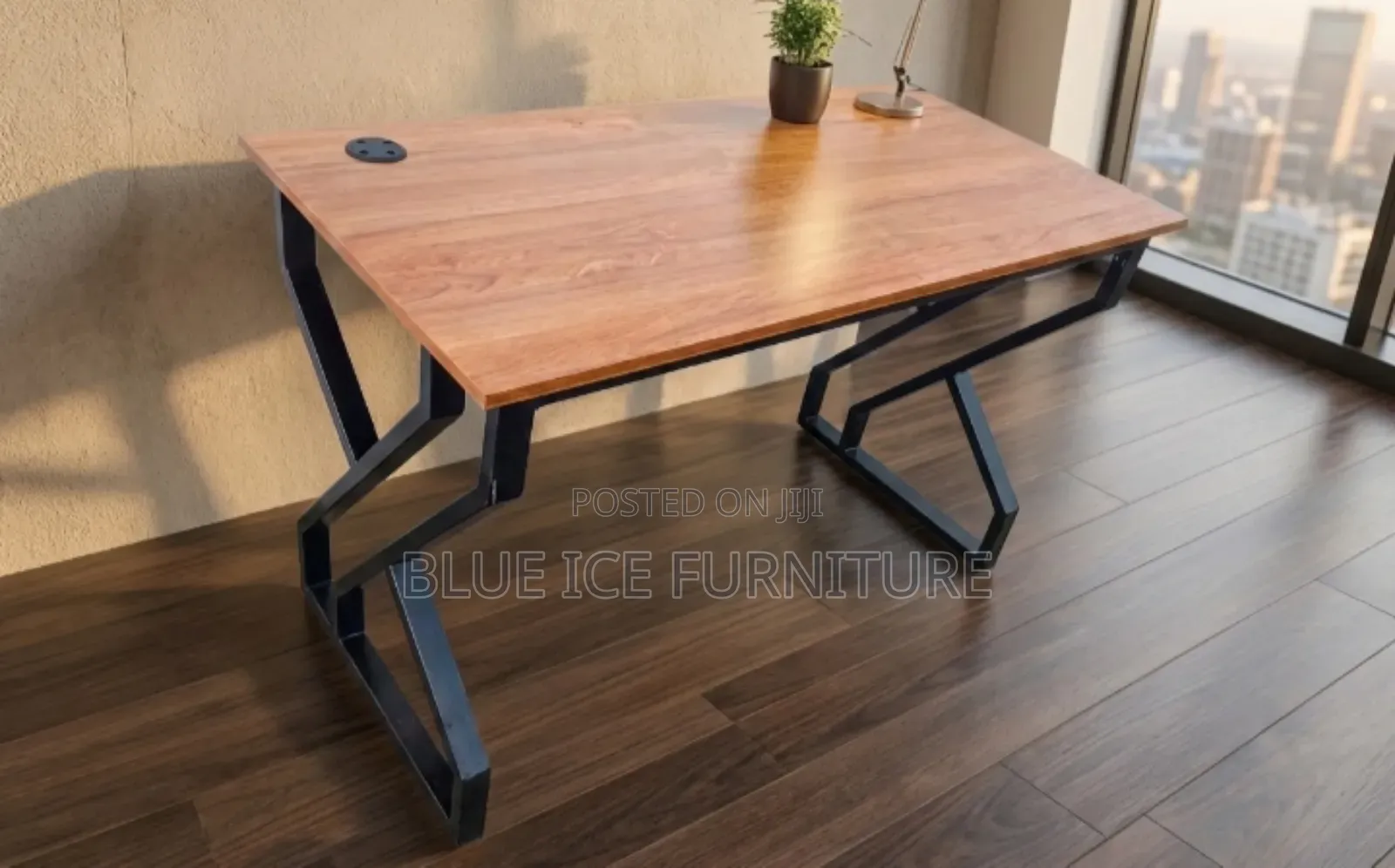 Metallic Office Desk