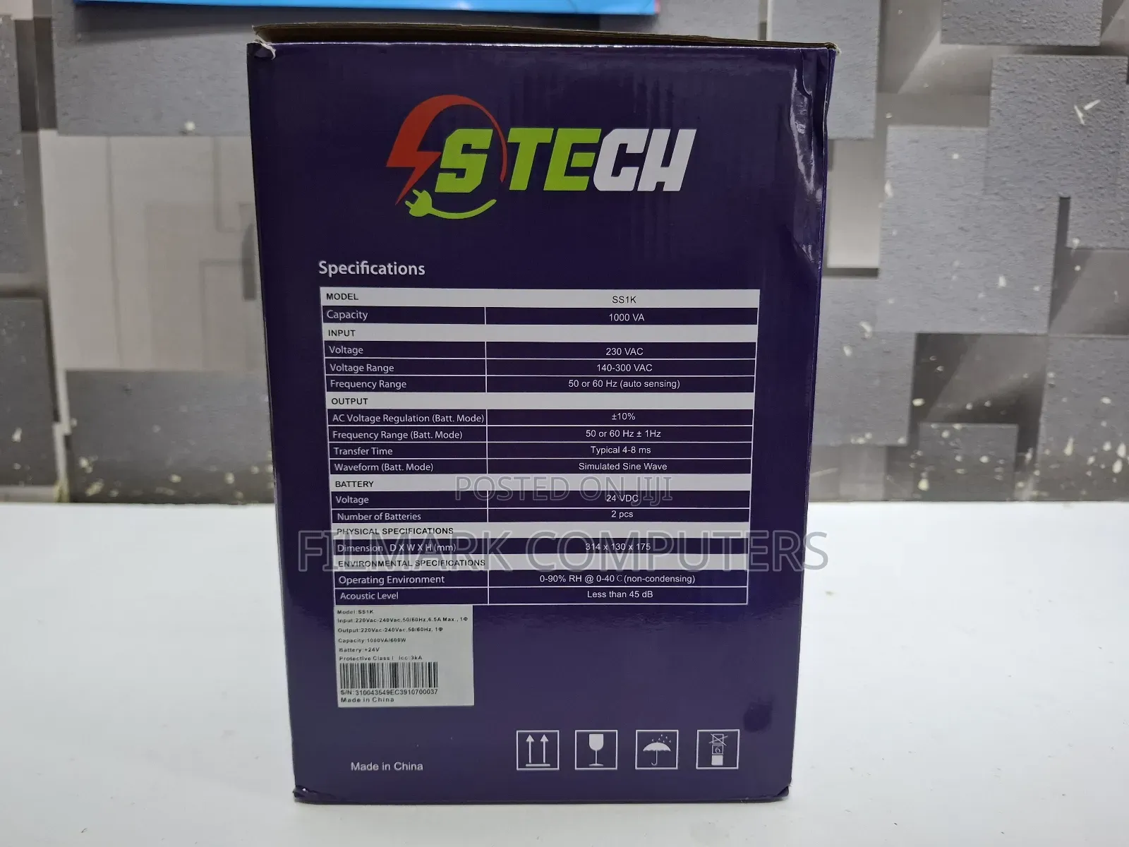 Stech Ss1k Ups – 1000va
