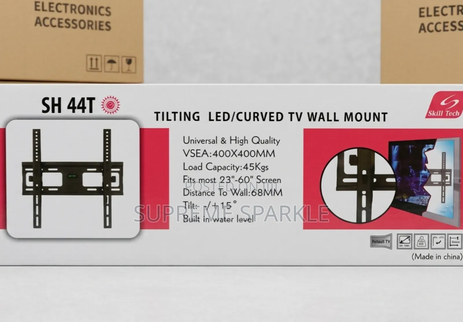 Skilltech Sh-44t Tilting Tv Bracket 23" to 60"