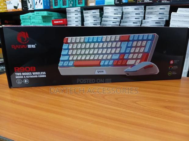 This Is a Raiku R908 Two Modes Wireless Mouse Keyboard Combo. - thumbnail 2