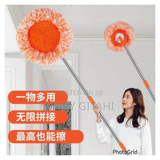 Multifunctional Sunflower Chenille Telescopic Mop