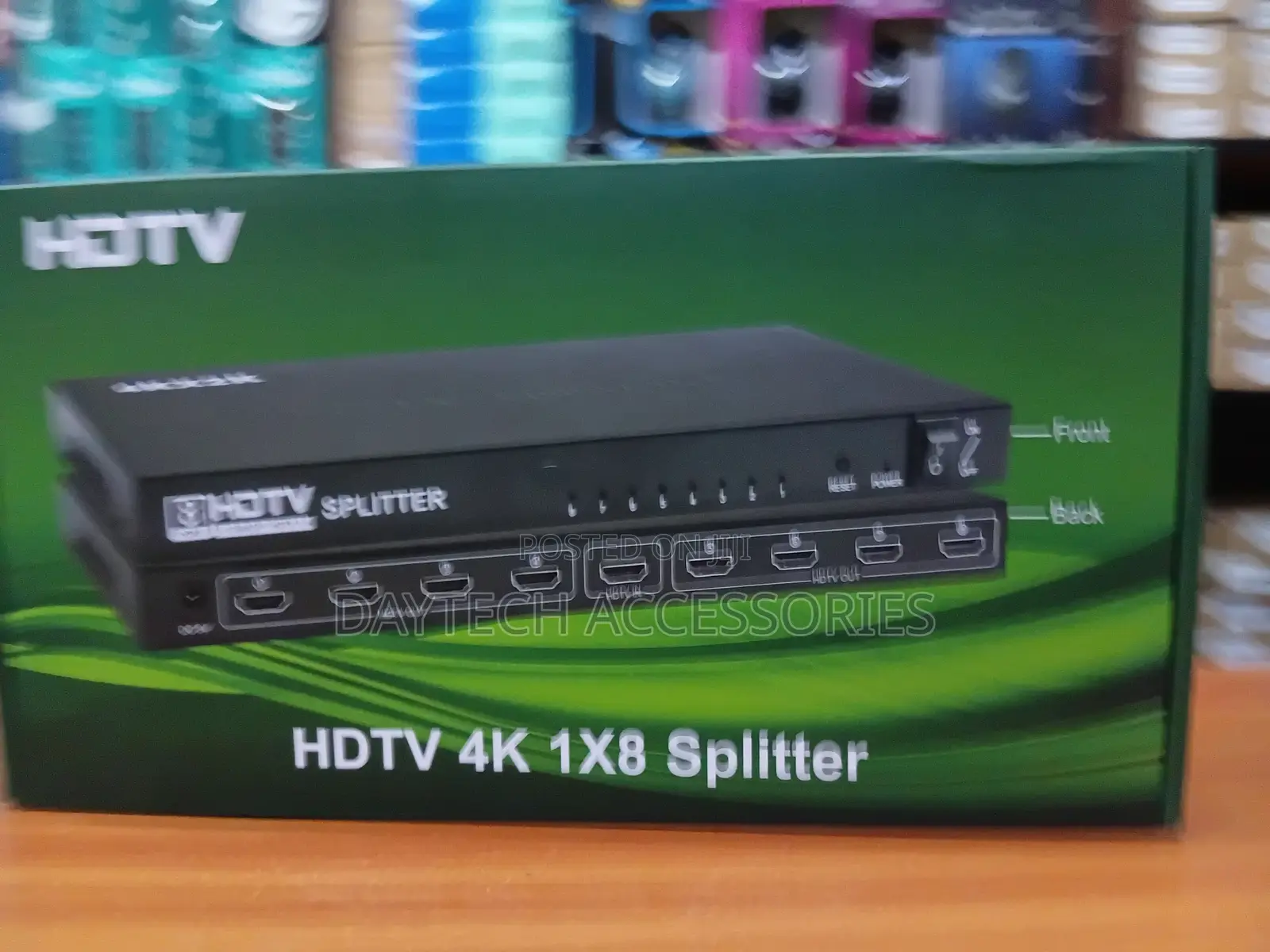 This Is an 8-Port Hdmi Splitter - Black