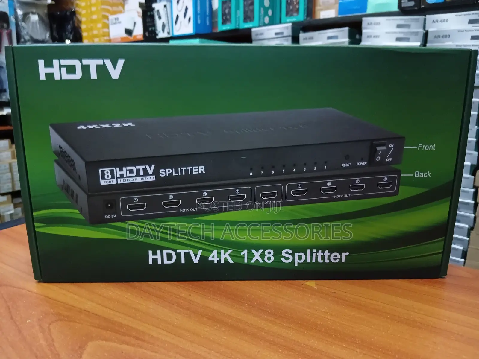 This Is an 8-Port Hdmi Splitter - Black