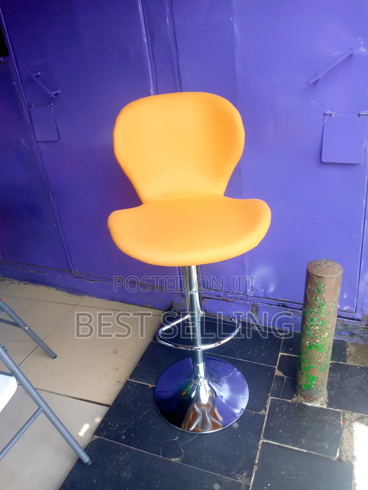 Soft Leather Barstool