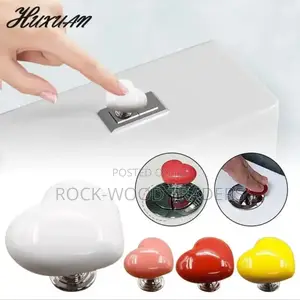 2pcs Heart Shape Toilet Press