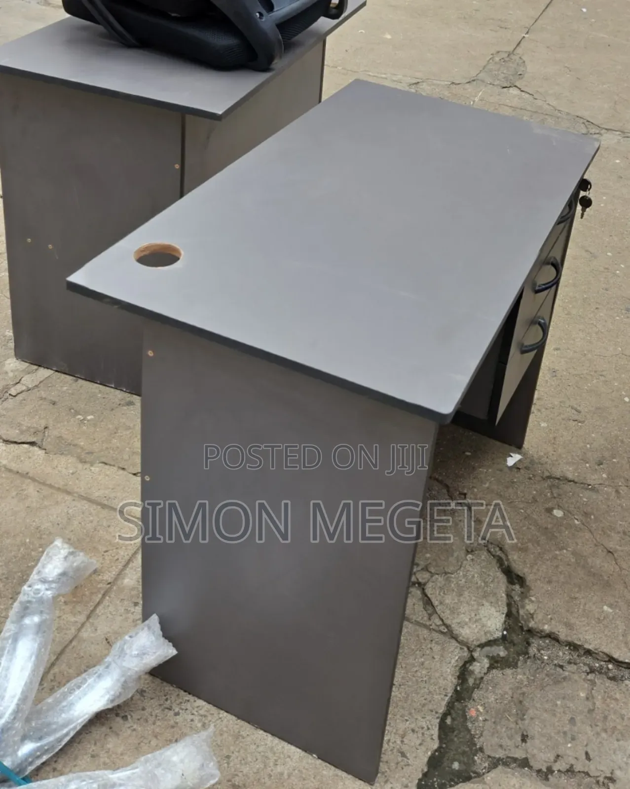 Office Chair and Desk