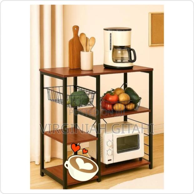Wood Metalkitchen /Office Cabinet Multipurpose Storage Rack/Shelf