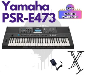 PSR E473 Yamaha Professional Keyboard - Free Metallic Keyboard Stand