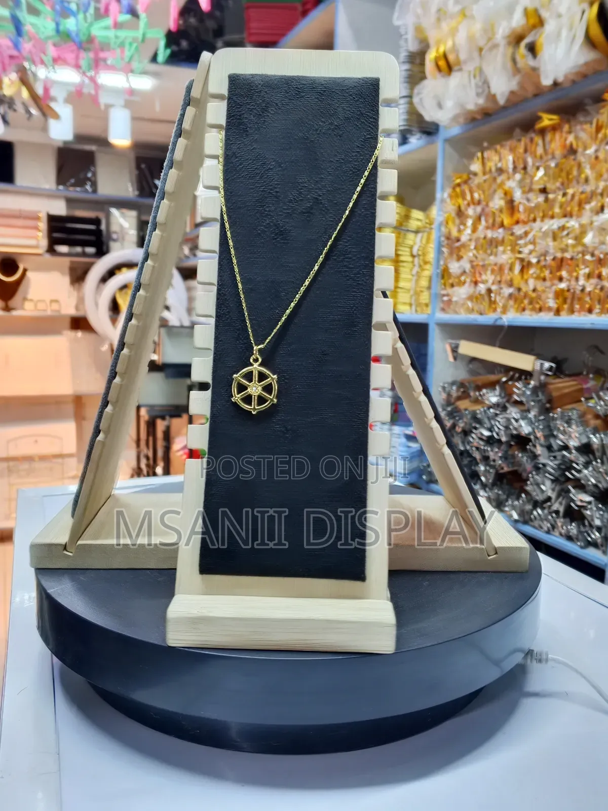 Slanting Wooden Display
