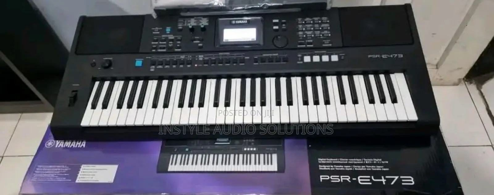 PSR E473 Yamaha Professional Keyboard - Free Metallic Keyboard Stand