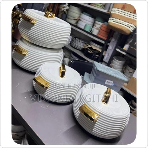 *Ceramic Gold 4pcs Smart Pot Insulated Hotpots - thumbnail 2